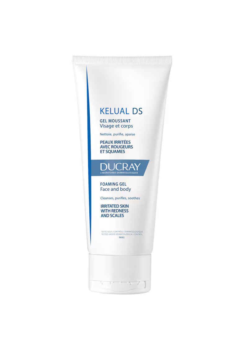 Ducray Kelual DS Gel de curatare pentru piele iritata si cu scuame - 200 ml