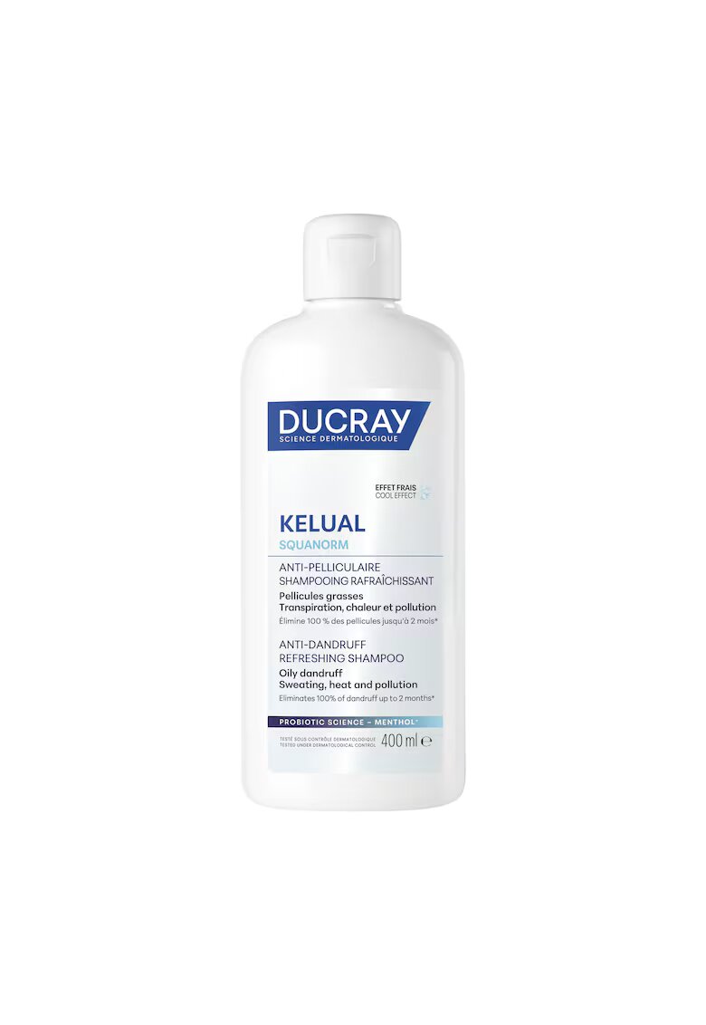 Ducray Sampon tratament dermatocosmetic seboreglator - matreata grasa Kelual Squanorm - 400 ml