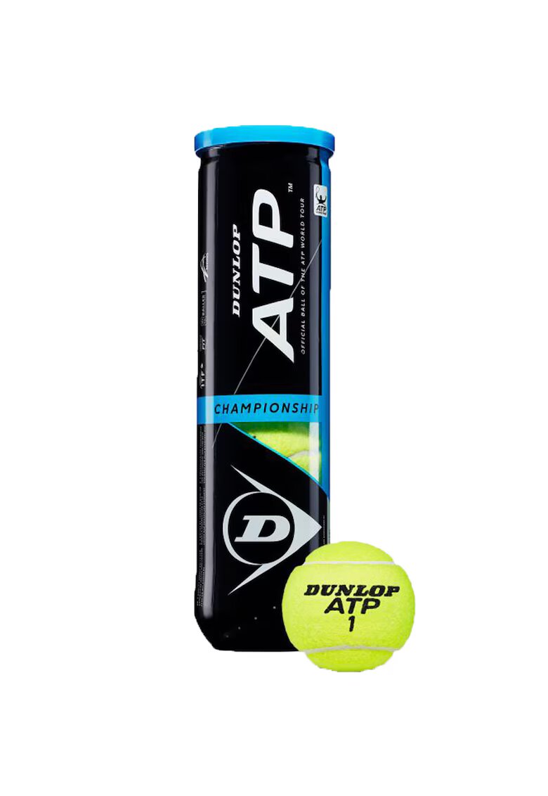 DUNLOP Set 4 mingi de tenis - Verde lime