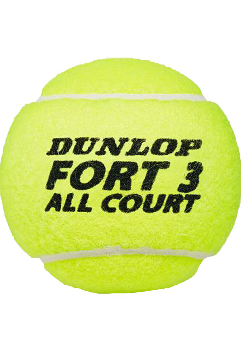 DUNLOP Set 4 mingi tenis Fort All Court - Verde