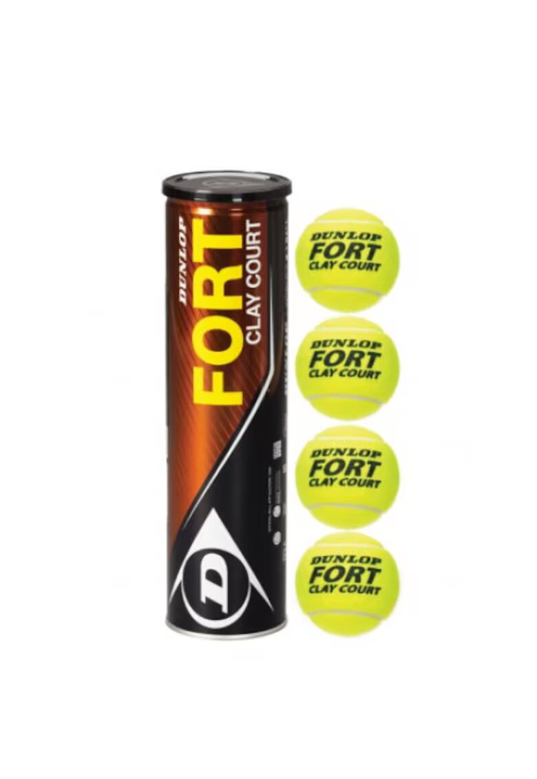 DUNLOP Set Mingi Tenis Fort Clay Court 4 buc