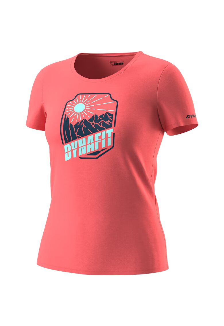 Dynafit Tricou dama Graphic Cotton - Roz
