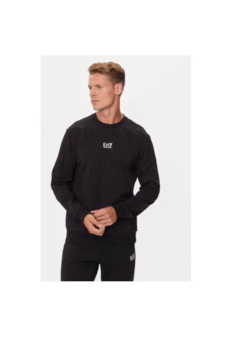 EA7 Bluza barbati - Emporio Armani 304212802 - Bumbac - Negru - Negru