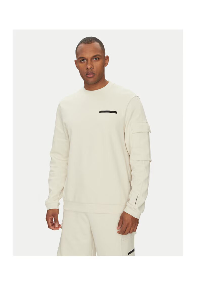 EA7 Bluza barbati Emporio Armani - 7M000324 AF12660 - Ecru