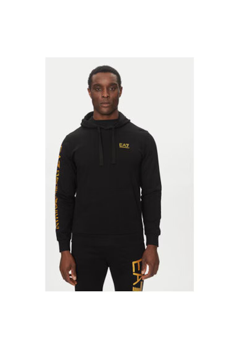 EA7 Bluza barbati Emporio Armani - 7M000569 AF13512 - Bumbac - 3XL INTL - Negru