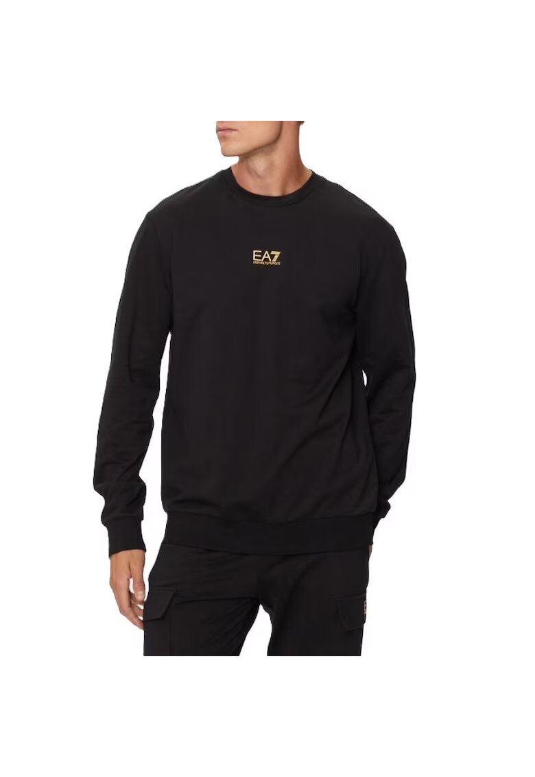 EA7 Bluza pentru Barbati - m t-top cn coft - 8NPM30-PJVRZ-0208 - Negru - Negru
