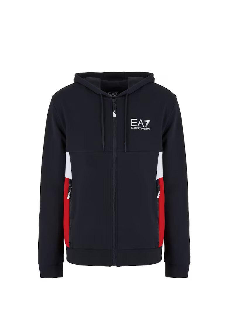 EA7 Bluza pentru Drumetie - 3DPM15-PJLIZ-1578 - Albastru - Albastru