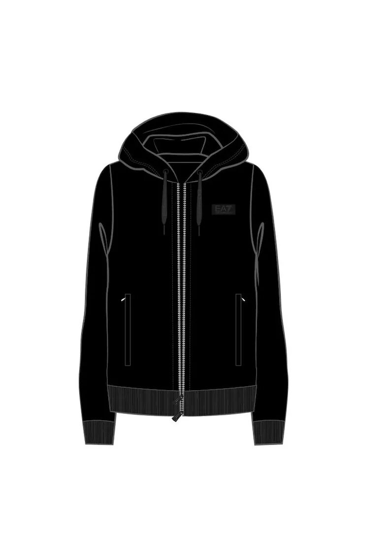 EA7 Bluza pentru Drumetie - 6DPM26-PJODZ-1200 - Negru - Negru