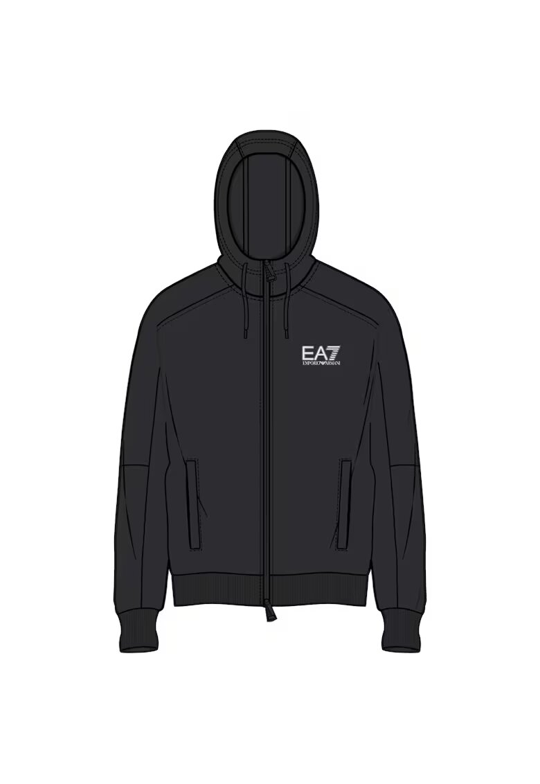 EA7 Bluza pentru Drumetie - 6DPM53-PJVRZ-1200 - Negru - Negru