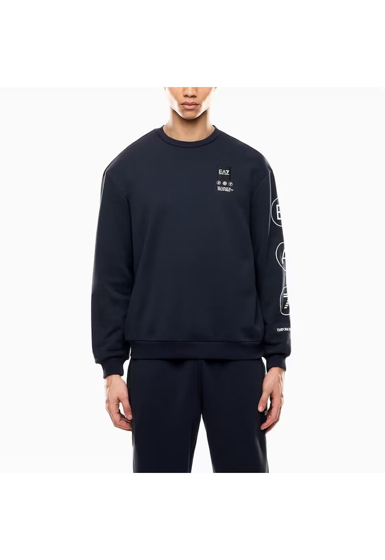 EA7 Bluza TRAIN LOGO SERIES M T-TOP CN COFT WRITINGS-7M000977-AF17787-UB102