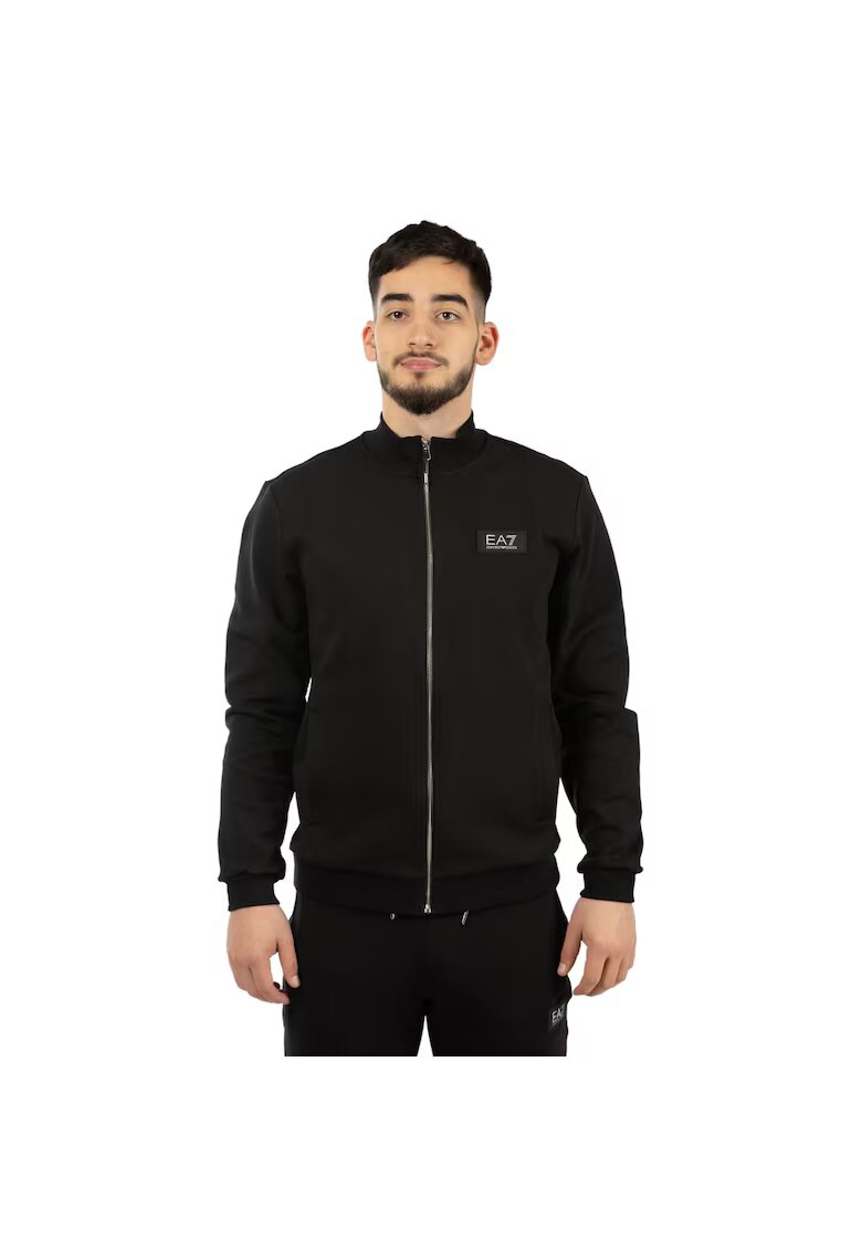 EA7 Bluza trening Emporio Armani Train Lux M T-Top FZ CO Inpl ST 3DPM83PJUEZ01200