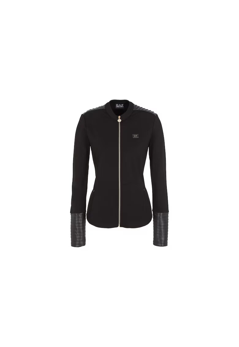 EA7 Bluza trening Emporio Armani Train Winter Mix W T-Top FZ Mix Material 6RTM32TJRLZ01200