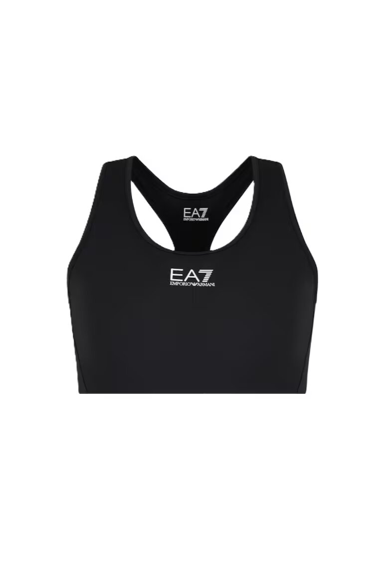 EA7 Bustiera pentru Femei - w bra medium support - 7W000231-AF12625-UC001 - Negru - Negru