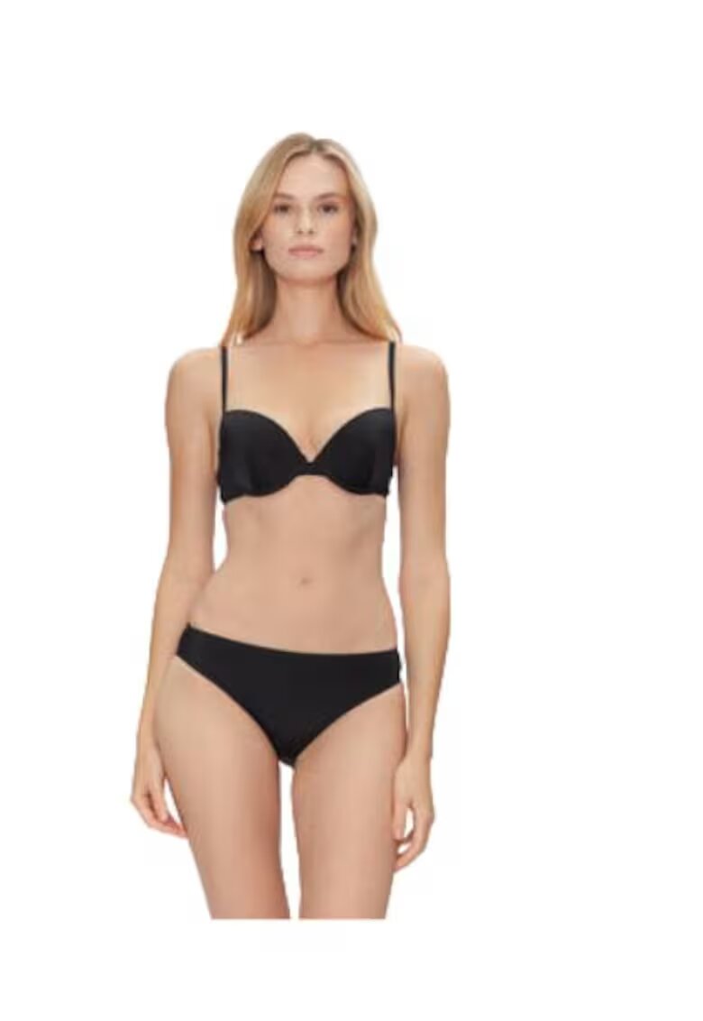 EA7 Costum baie dama - Emporio Armani poliester/elastan - negru