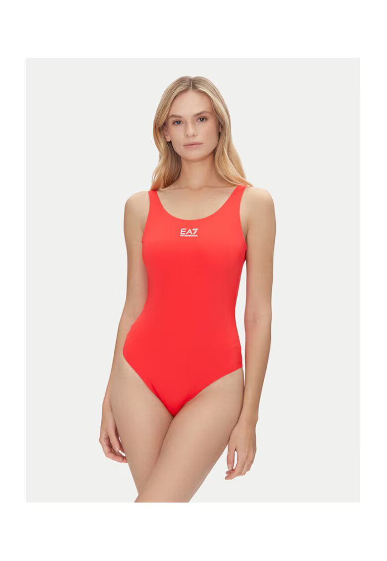 EA7 Costum de baie dama Emporio Armani - 7W000321 AF12599 - Poliester - Rosu - Rosu