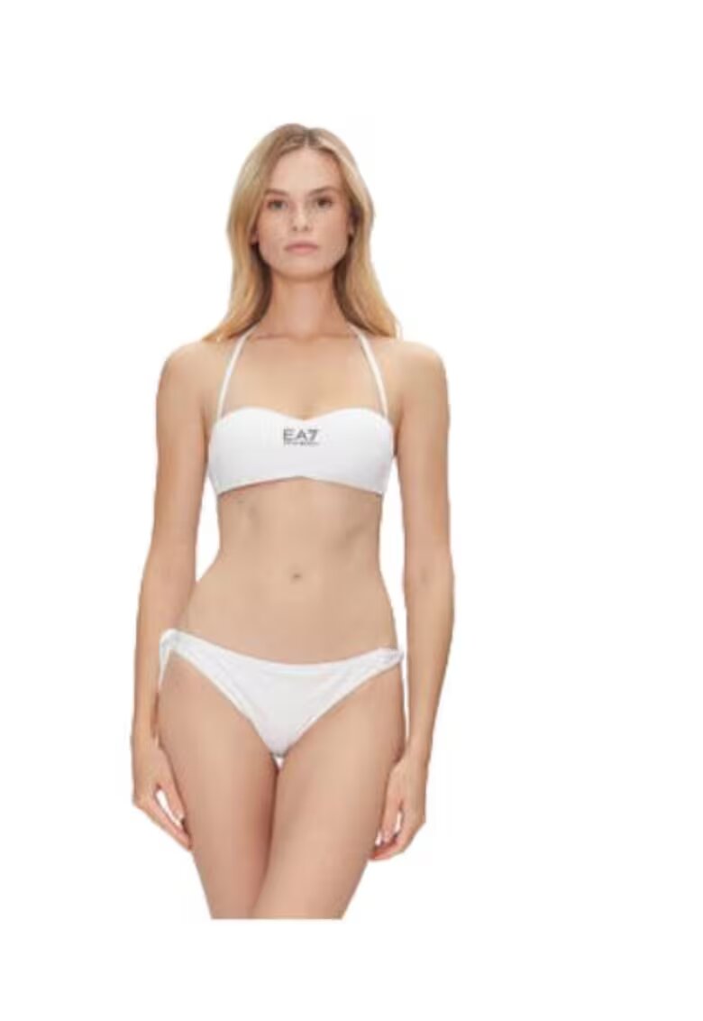 EA7 Costum de baie dama - Emporio Armani - alb - Alb