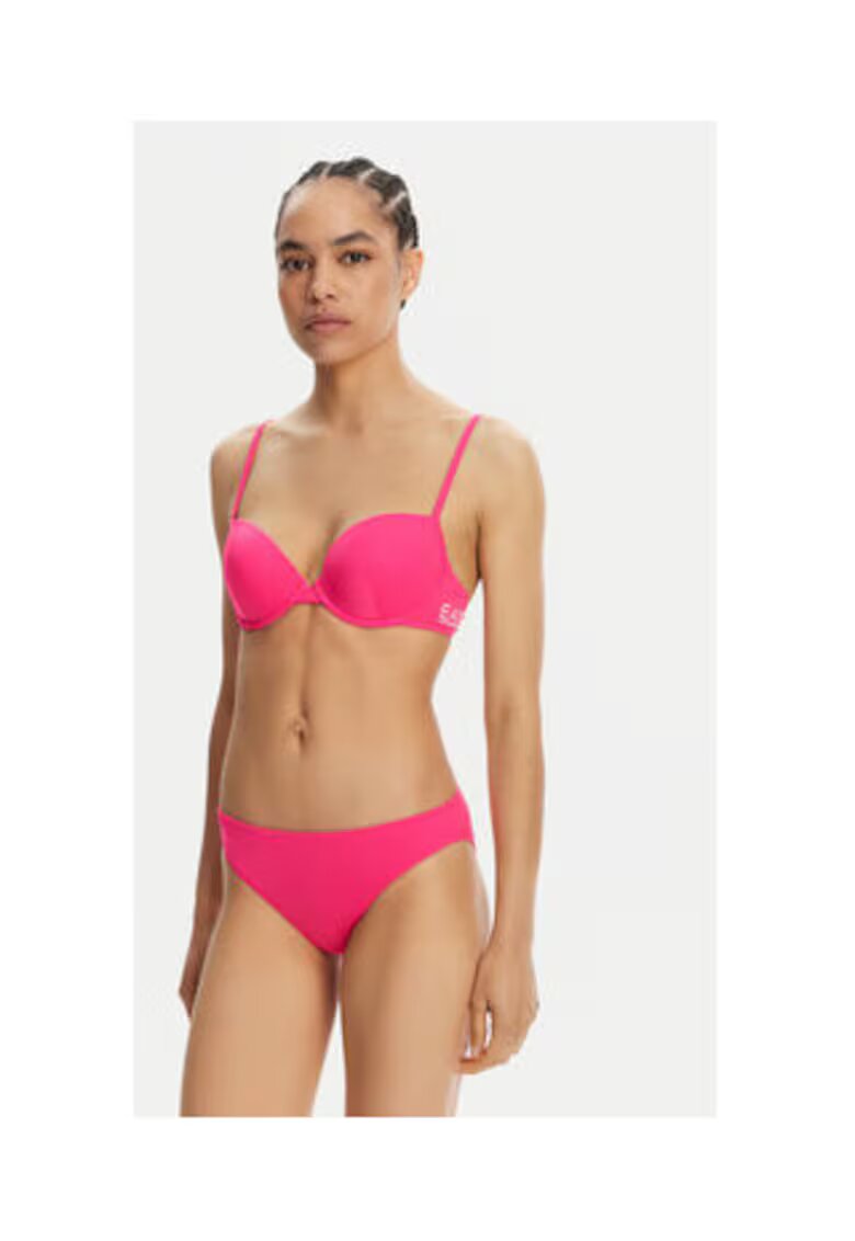 EA7 Costum de baie dama Emporio Armani roz neon - Roz