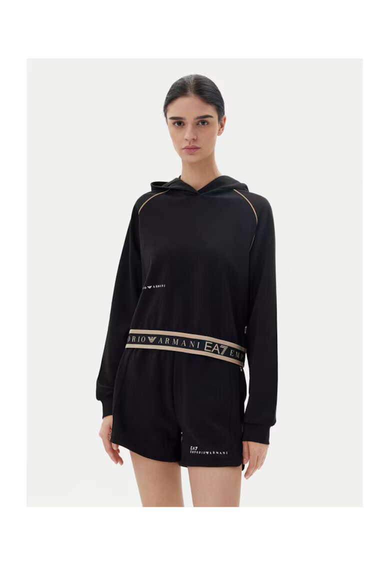 EA7 dama Emporio Armani - 7W000277 AF12501 - Poliester/Bumbac - Negru - Negru
