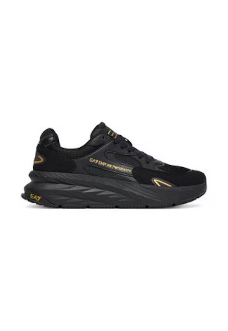 EA7 Emporio Armani piele ecologica - Auriu/Negru