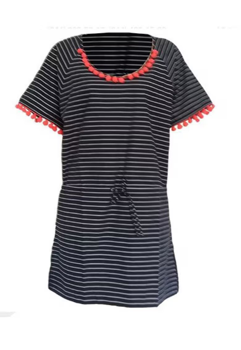 EA7 Emporio Armani - Tricou cu model in dungi 3YTA02 TN22Z 25RS