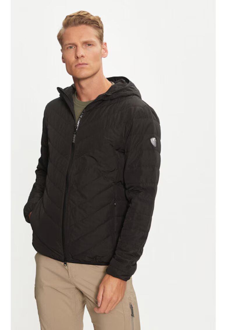 EA7 Geaca barbati - Emporio Armani 303081843 - Poliester - L INTL - Negru