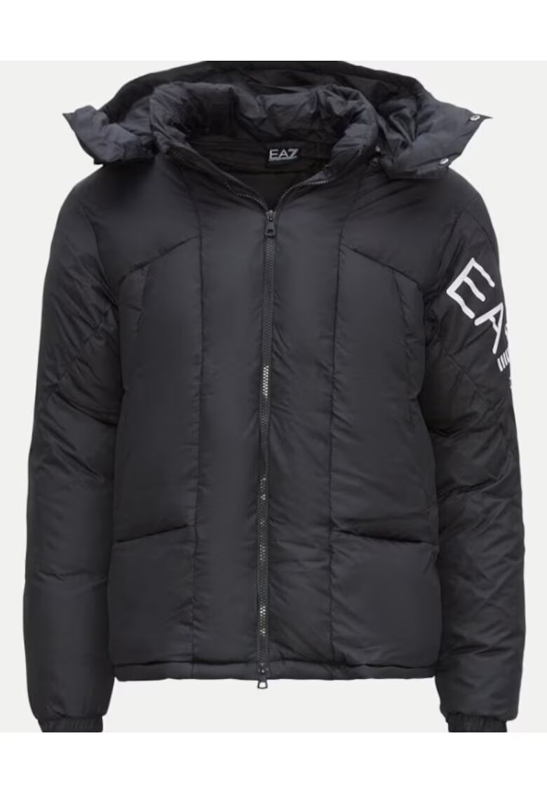 EA7 Geaca barbati - Emporio Armani Poliester - Negru - Negru