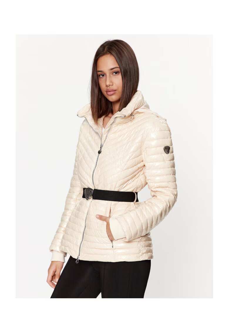 EA7 Geaca de iarna dama Emporio Armani - 6RTB12 TNEQZ - Poliamida/Poliuretan - 2XL INTL - Ecru