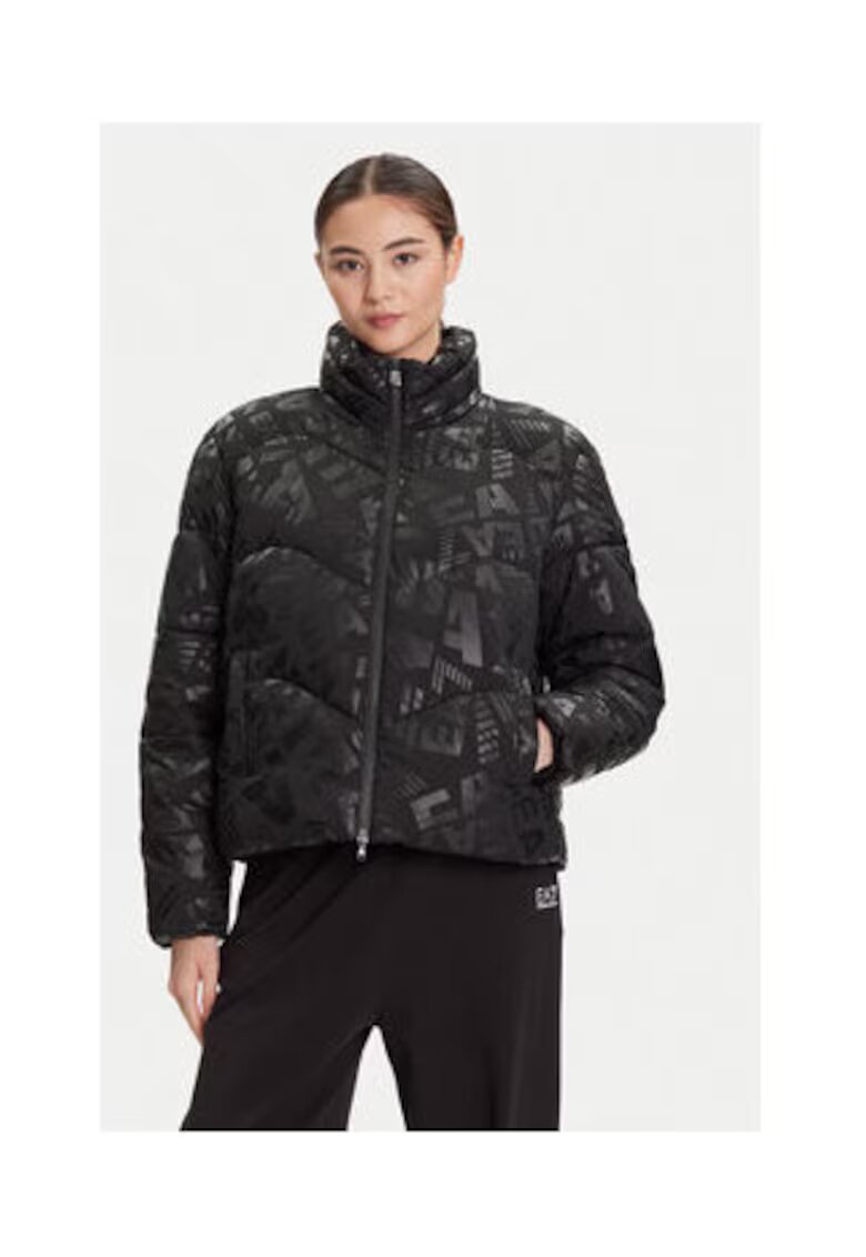 EA7 Geaca de iarna dama - Emporio Armani neagra - poliamida