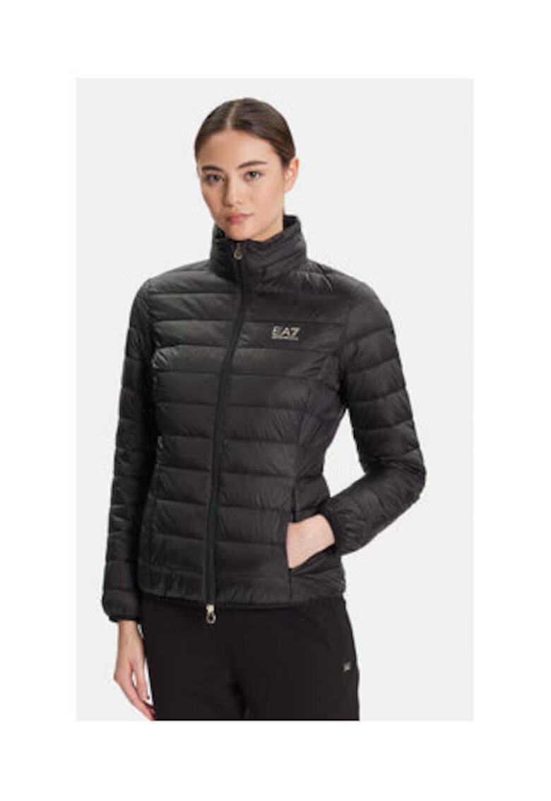 EA7 Geaca de tranzitie dama - Emporio Armani neagra - poliamida