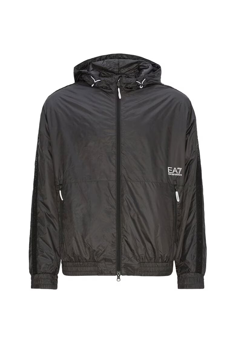 EA7 Geaca pentru Barbati - m tape jacket pl - 3DPB16-PN5ZZ-1200 - Negru - Negru
