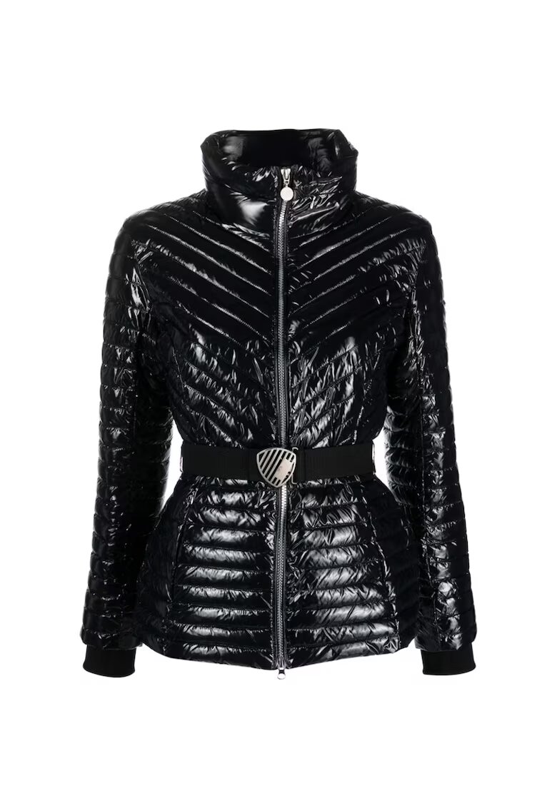 EA7 Geaca pentru Femei - w jacket medium padded belt - 6RTB12-TNEQZ-1200 - Negru - Negru
