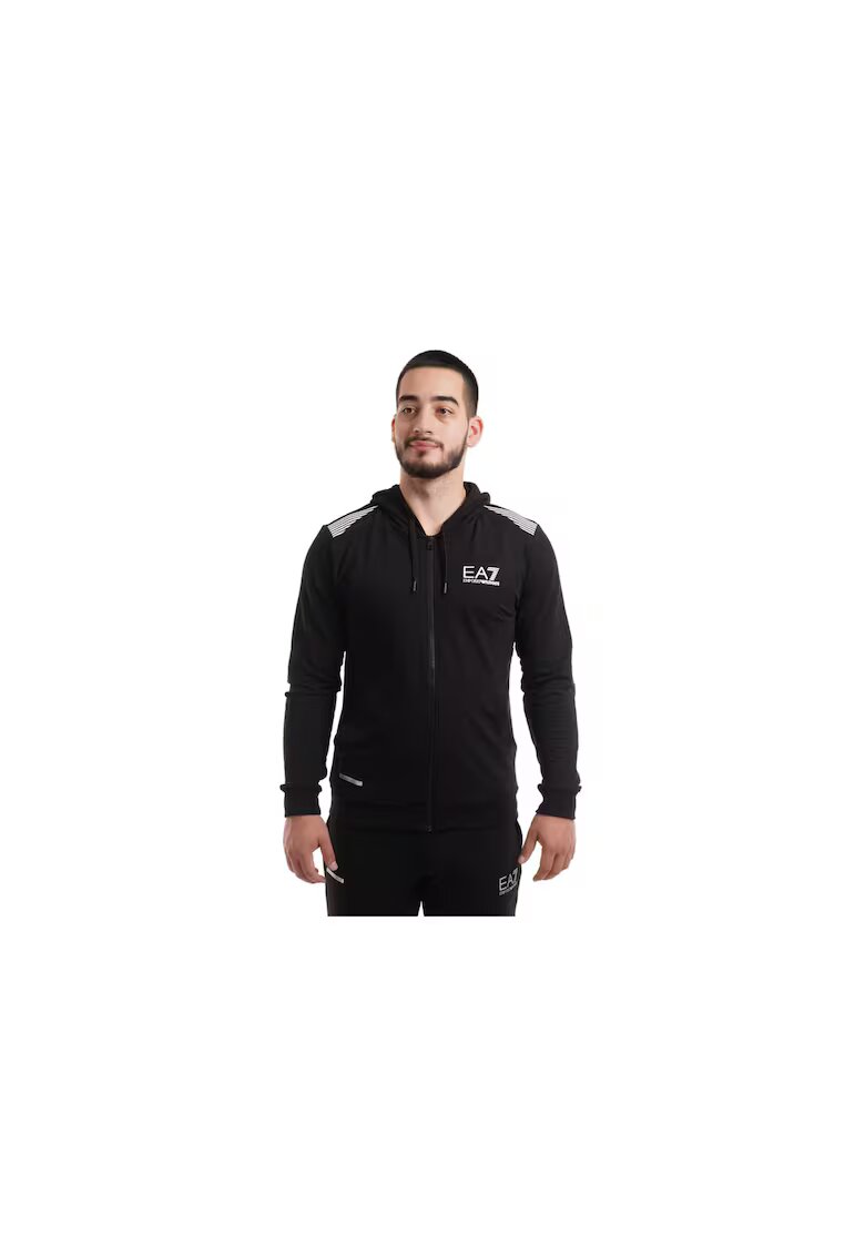 EA7 Hanorac Emporio Armani Train 7 Lines M Hoodie FZ Coft 3DPM45PJLIZ01200