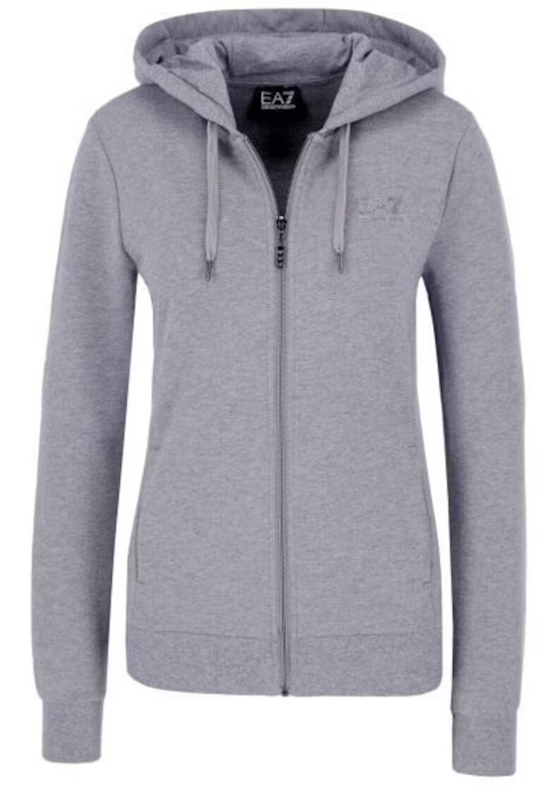 EA7 Hanorac slim fit cu fermoar -