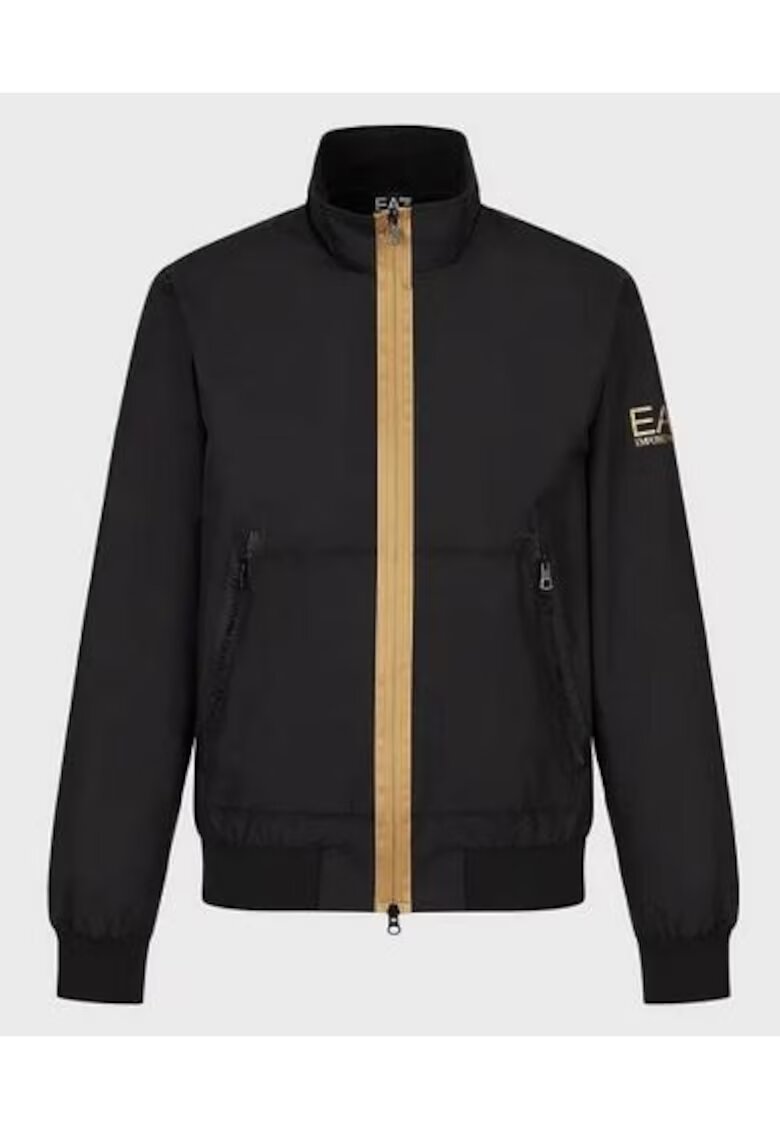 EA7 Jacheta barbati - Emporio Armani Poliester - Negru - Negru