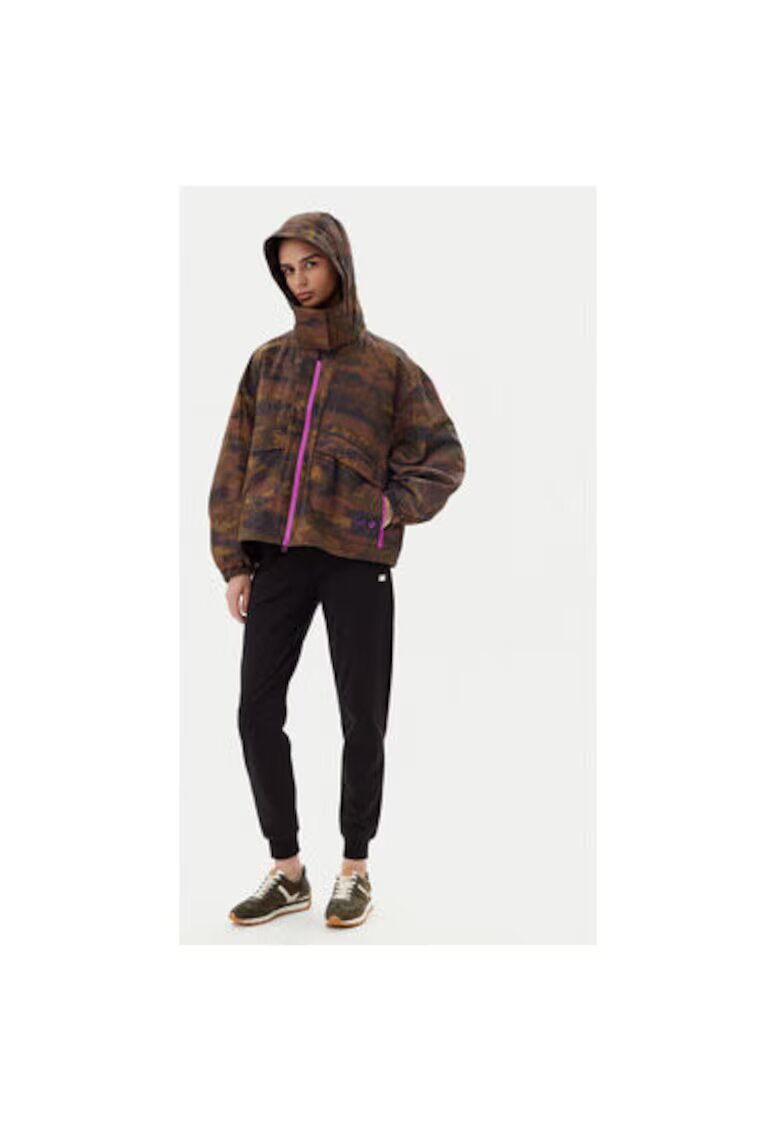 EA7 Jacheta dama Emporio Armani - 7W000263 AF13154 - Bumbac/Poliamida - Maro - Maro