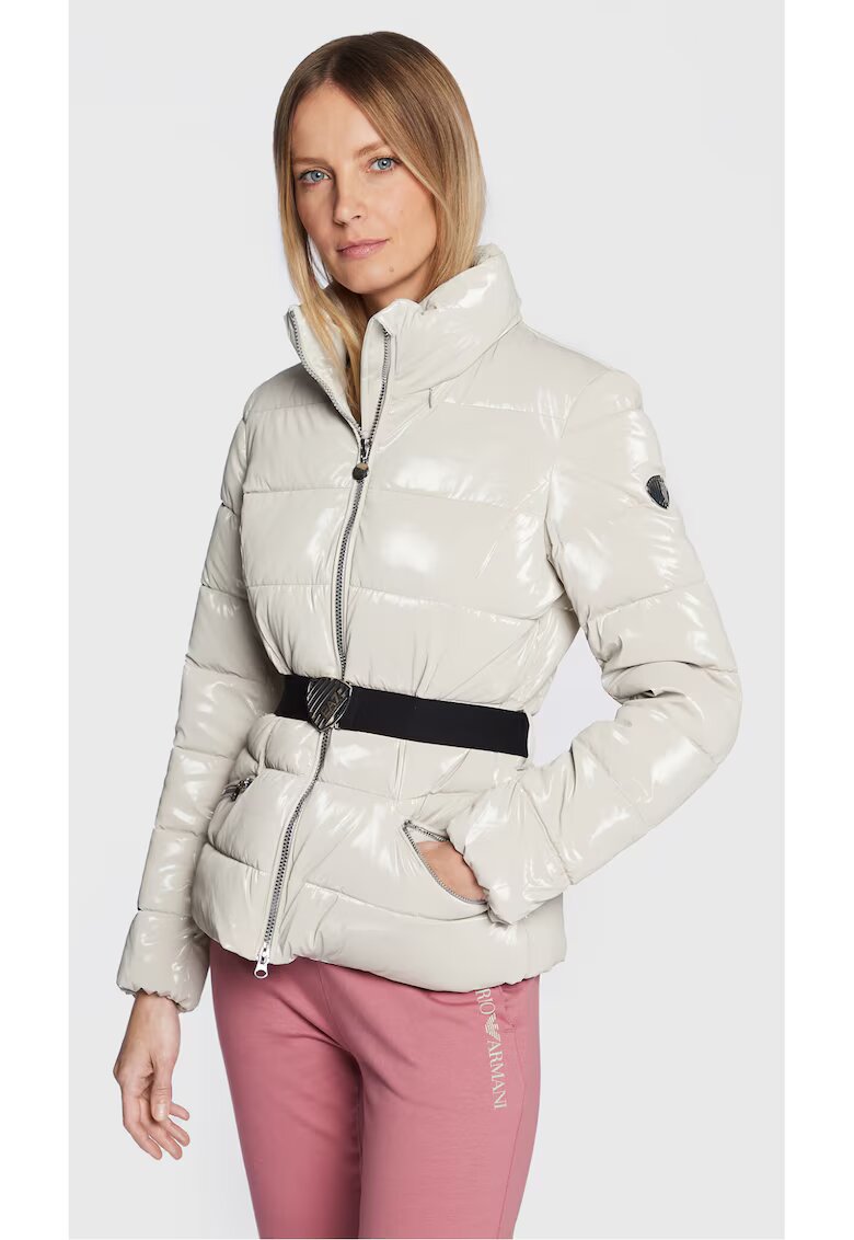 EA7 Jacheta femei - Emporio Armani - Poliester - 300309292 - Ecru