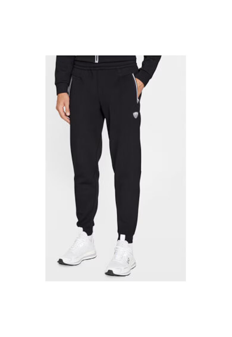 EA7 Pantaloni barbati - Emporio Armani 303084776 - Poliester/Viscoza - Negru - Negru