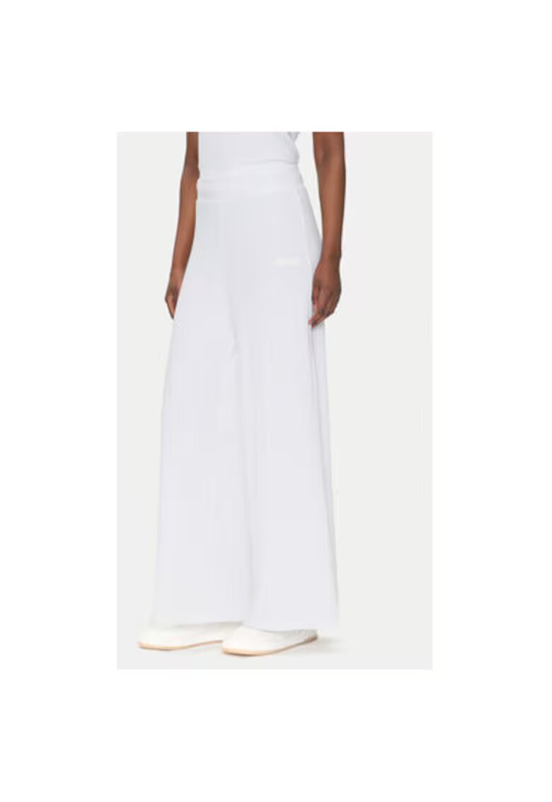EA7 Pantaloni dama Emporio Armani - 7W000165 AF12654 - Viscoza/Elastan - Alb - Alb