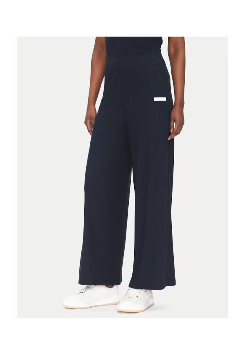 EA7 Pantaloni dama Emporio Armani - 7W000165 AF12654 - Viscoza/Elastan - Bleumarin - Bleumarin