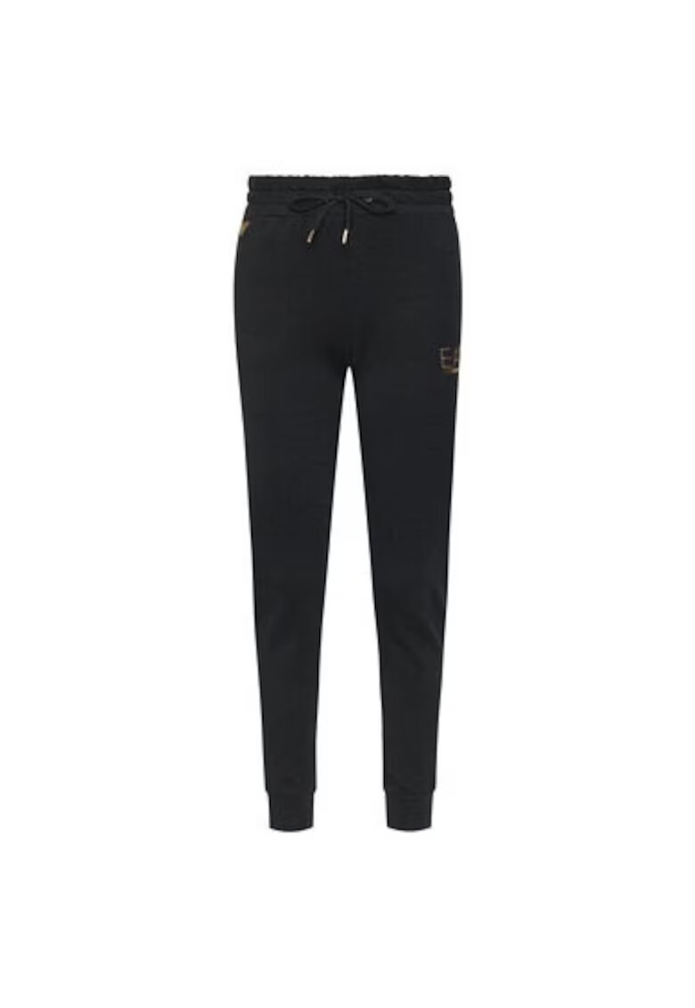 EA7 Pantaloni dama - Emporio Armani Poliester/Viscoza - Negru