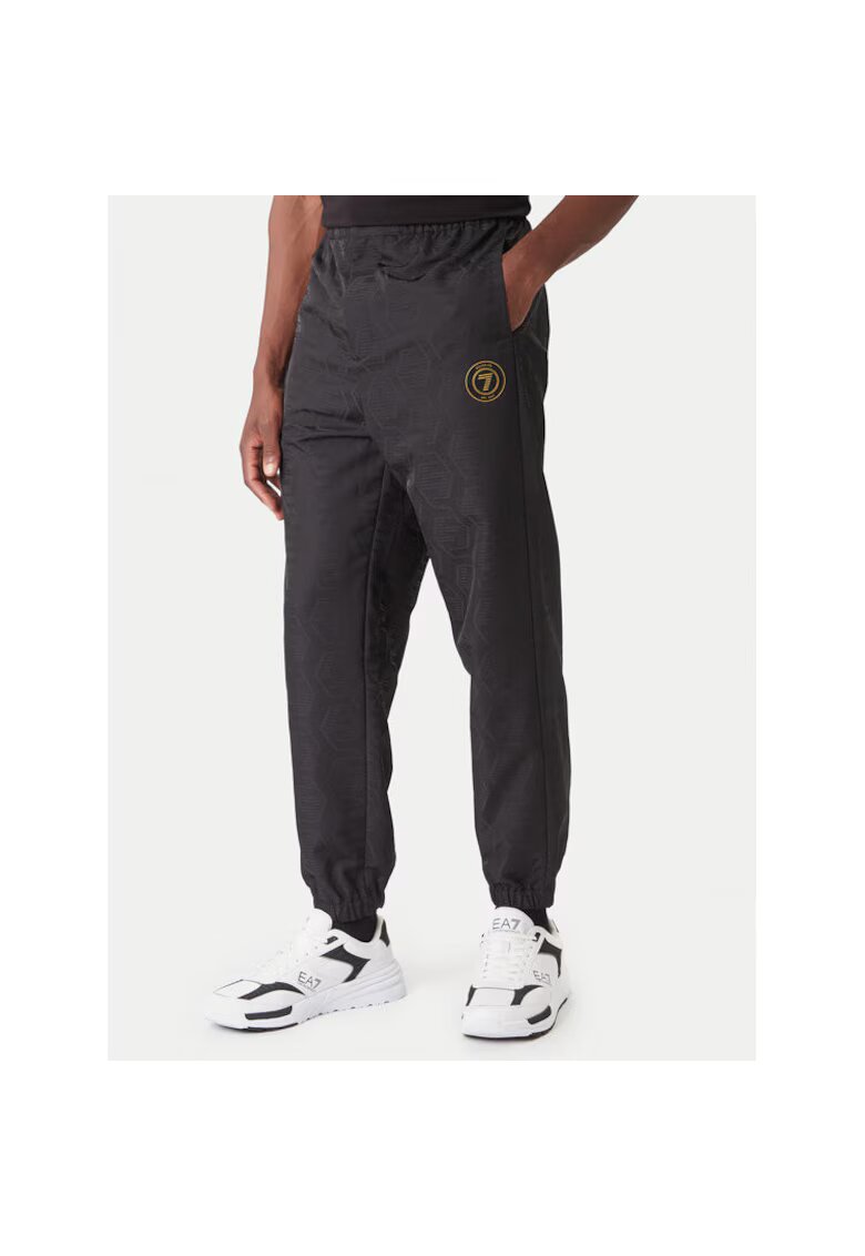 EA7 Pantaloni de trening barbati Emporio Armani - 7M000264 AF13722 - Poliester - Negru - Negru