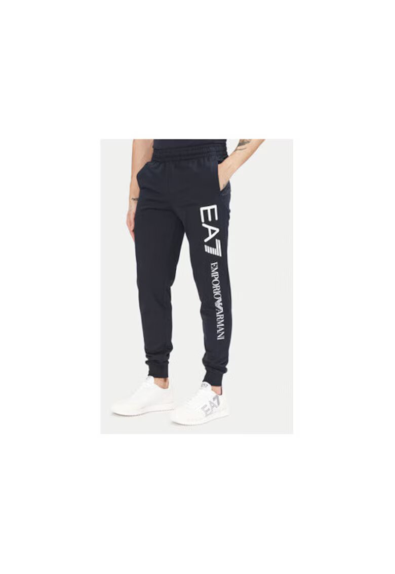 EA7 Pantaloni de trening barbati Emporio Armani - 7M000571 AF13512 - Bumbac - Bleumarin - Bleumarin