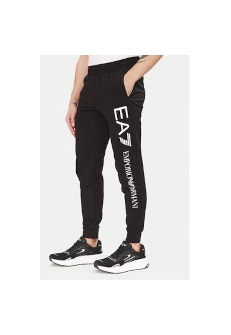 EA7 Pantaloni de trening barbati Emporio Armani - 7M000571 AF13512 - Sintetic - L INTL - Negru