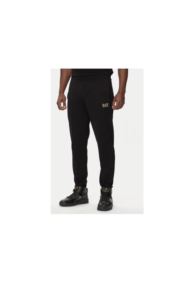 EA7 Pantaloni de trening barbati Emporio Armani - 8NPP66 PJVRZ - Bumbac - 3XL INTL - Negru