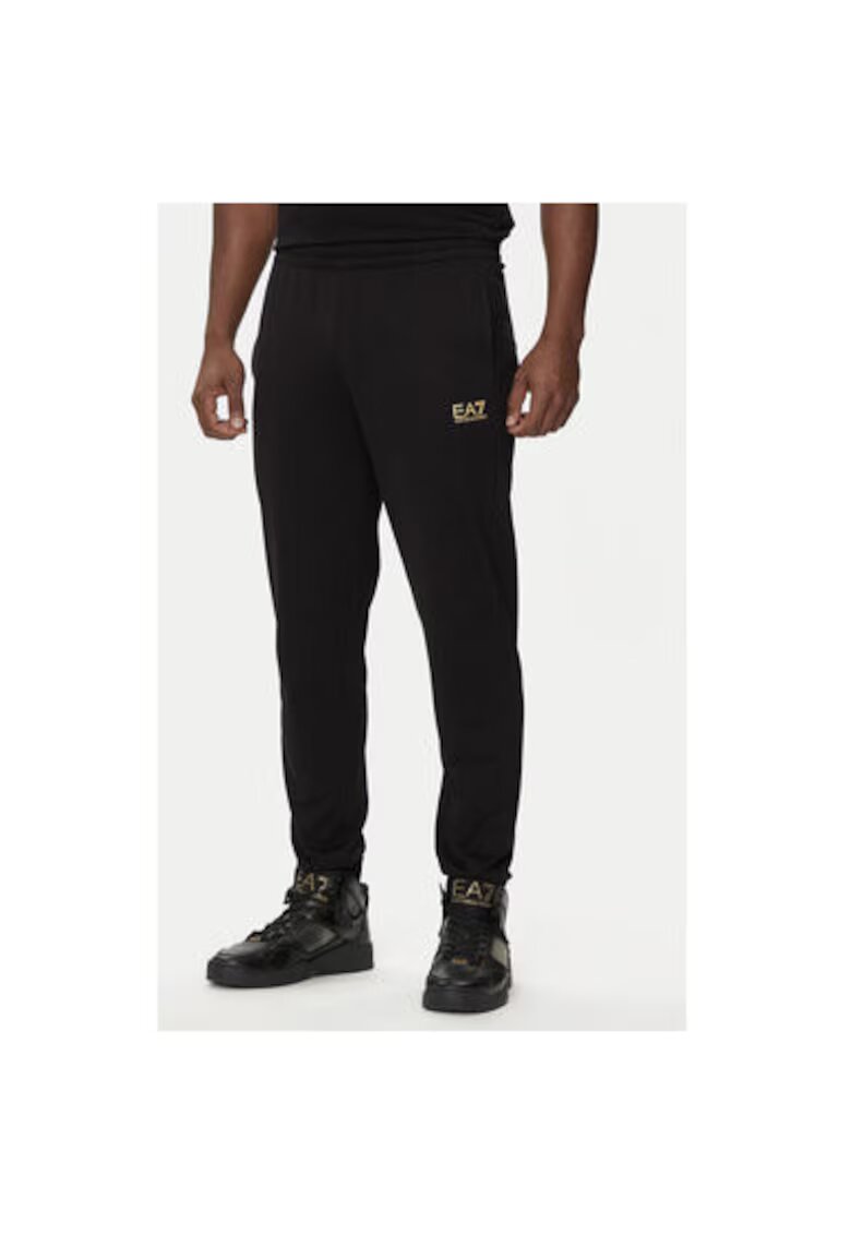 EA7 Pantaloni de trening barbati Emporio Armani - 8NPP66 PJVRZ - Sintetic - Negru