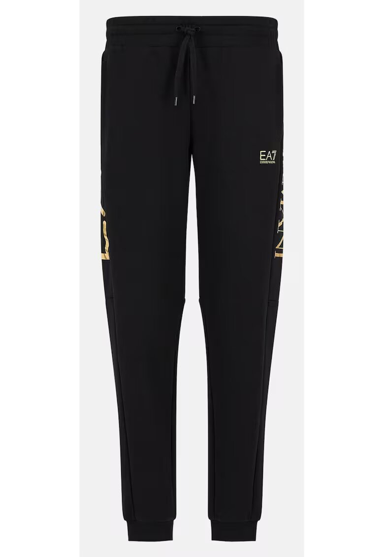 EA7 Pantaloni de trening cu imprimeu