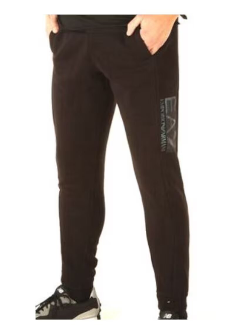 EA7 Pantaloni de trening cu imprimeu logo