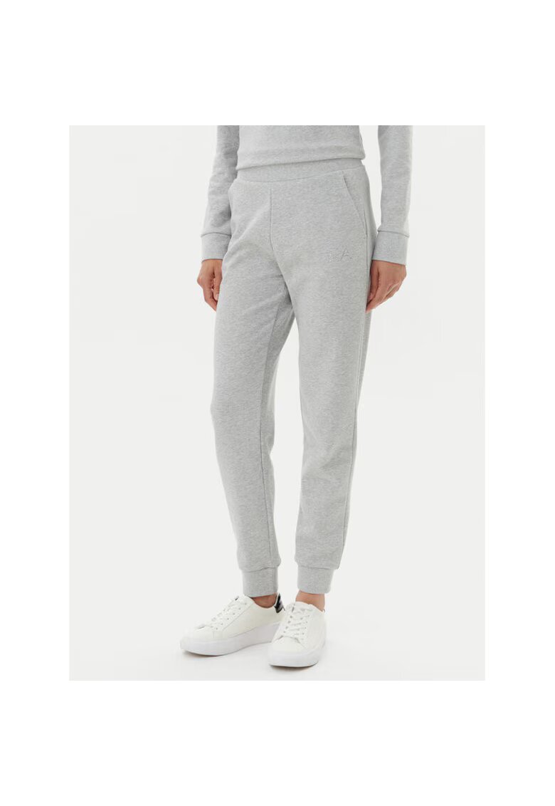 EA7 Pantaloni de trening dama Emporio Armani - 7W000096 AF12473 - Bumbac/Poliester - Gri - Gri
