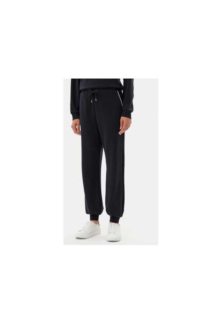 EA7 Pantaloni de trening dama Emporio Armani - 7W000143 AF12643 - Modal/Poliester - Negru - Negru