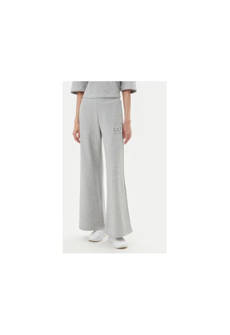 EA7 Pantaloni de trening dama Emporio Armani - 7W000179 AF12473 - Bumbac/Poliester - Gri - Gri